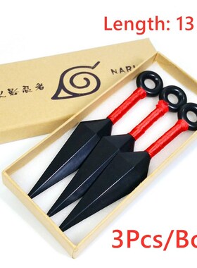 3pcs/set  Anime Naruto Ninja Uzumaki Kunai Shuriken Throwin
