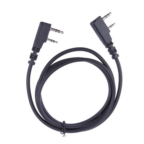 1m/3.28ft 2 Pin Clone Copy Cable for Puxing Wouxun Linton K