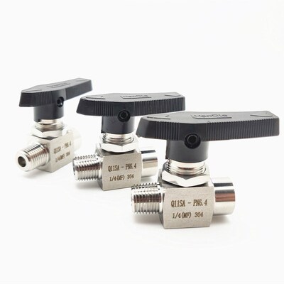 Free ship Ball valve 1/4'' inch female to male threa