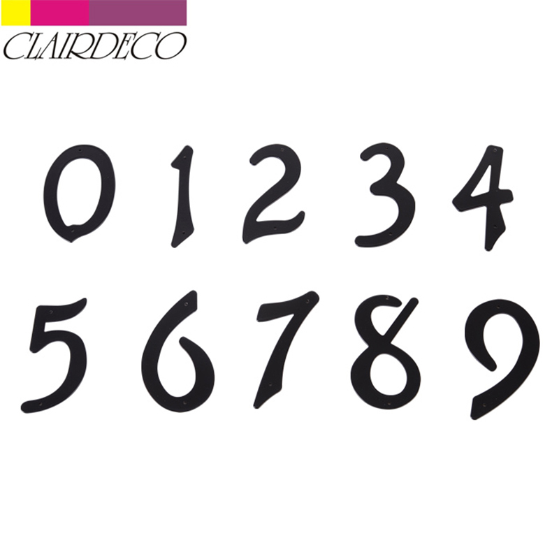 10cm Modern House Number Door Home Address Mailbox Numbers f