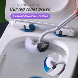 Toilet Long type Cleaning Dead Brush Soft