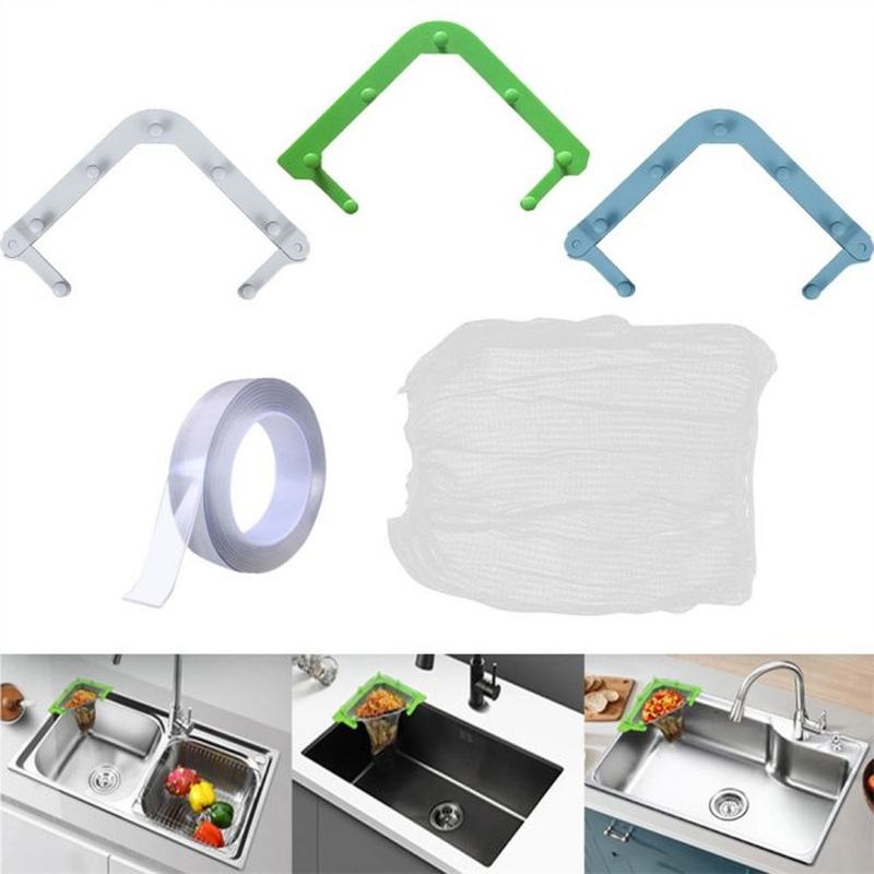 Kitchen Sink Filter Set Leftovers Sink Mesh Triangle Rack Ga