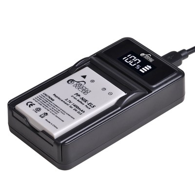 EN EL5 EL5 ENEL5 Battery + LCD USB Charger for Nikon Coolpi