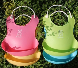 2020 Baby Infant Toddler Waterproof Silicone Bib Infants Fe