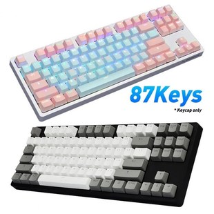 Key Cap 87Pcs/Set PBT Color Matching Light proof Mechanical