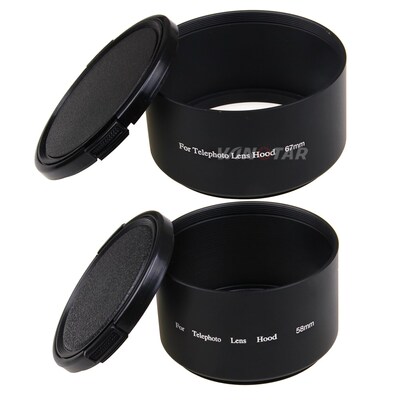 Metal Telephoto Lens Hood 49mm 52mm 58mm 55mm 62mm 67mm 72m