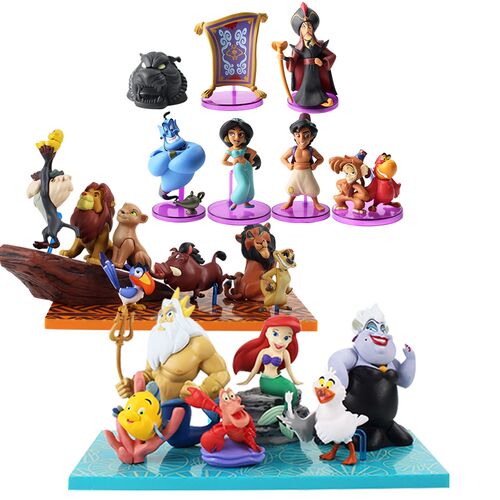 Princess Aladdin Jasmine figure toy Evil Monkey Tiger and Hi