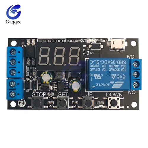 DC5-30V One Relay Module XY-J02 Time Delay Power Cut Off Tri