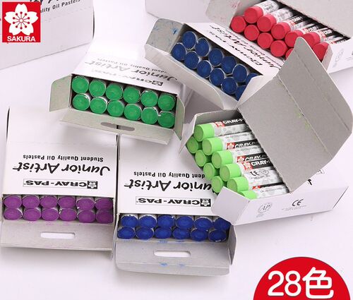 12pcs  Cray-pas Junior Artist Oil Painting Stick Oily Safe N