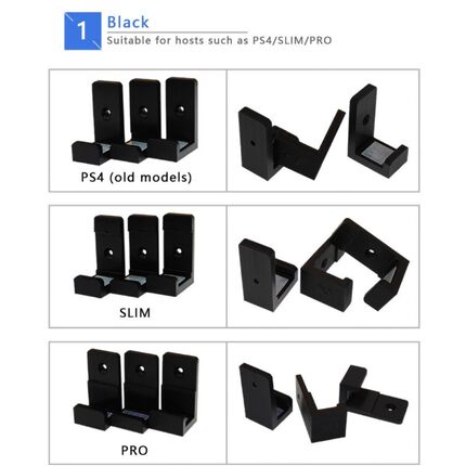 Wall Mount  PS4 Slim Pro, pad Controller Stand Storage Holde