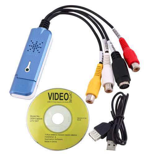 2020 New For Easycap USB Easy Cap Audio Video Capture Adapt