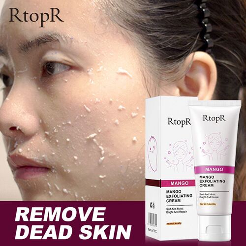 mango Face Exfoliating Cream Whitening Scrub Cleaner去角质膏