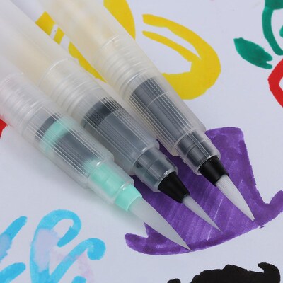 3pcs Ink Pen for Water Brush Watercolor Calligraphy Drawing