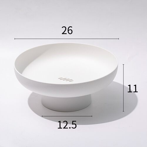 JO LIFE Creative Macaron Color Fruit Drain Basket Snack Stor