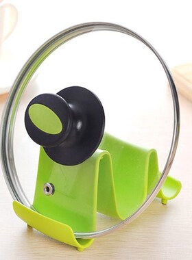 Hot Sale Wave Style Pan Pot Cover Lid Rack Cellphone Stand H
