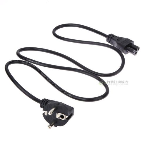 1M E niversal Laptop Power Cord 3 Prong 2 Pin AC Adapter Cab