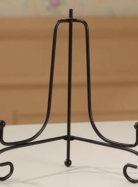Iron Easel Classic Display Stand Bowl Plate Art Photo Pictur