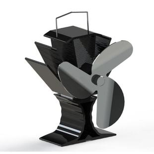 Fireplace Saving Silent Stove Fuel Powered Heat Blades Fan