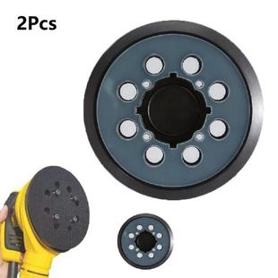 Sanding Backing Pads 2Pcs Hole 125mm Inch Hook&Loop