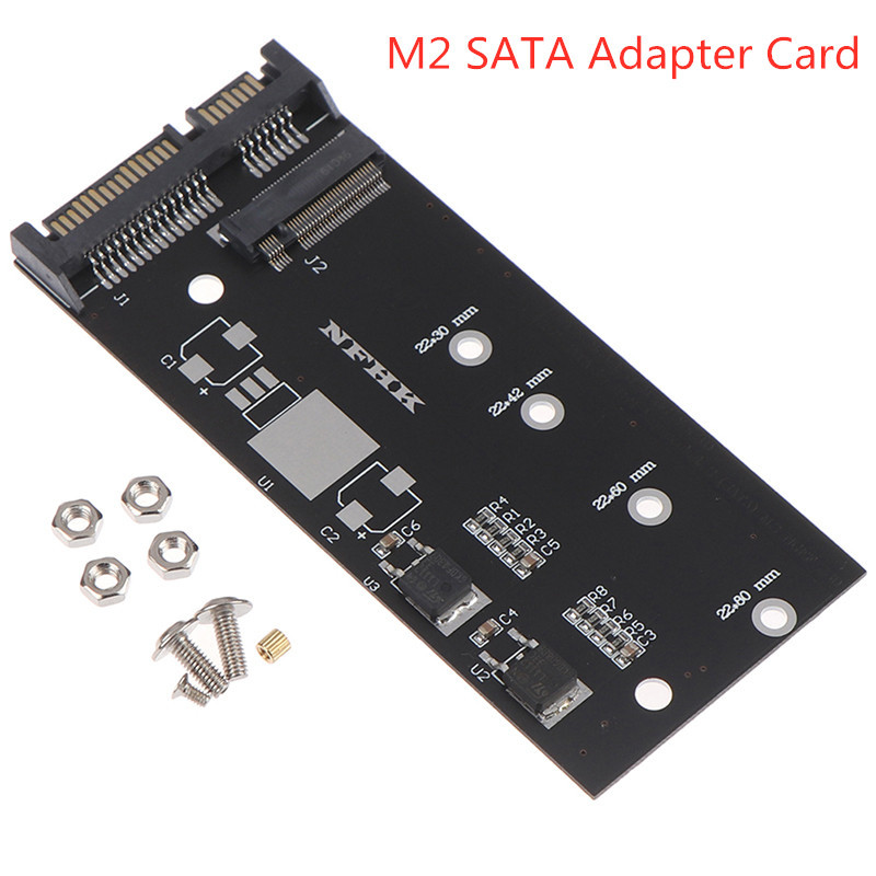 1set Black M.2 NVME SSD Convert Adapter Card NVME/AHCI SSD U