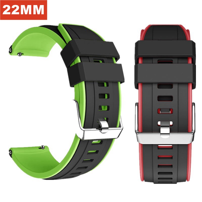 Dual Color Watchband For Huawei Watch GT 2e 2 Bands Silicon