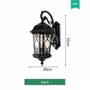 Wall lamp outdoor waterproof courtyard gate light garden fen