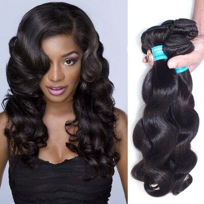 8A Peruvian Human Hair Body Wavy  factory price z真假发