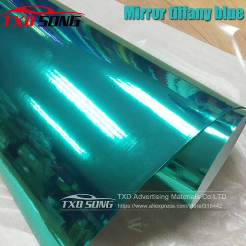 Flexible chrome! Silver chrome mirror vinyl car wrap sticker