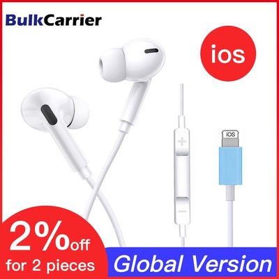 For IPhone 8 7 Plus X XR XS Max 10 Headset In-Ear Stereo ear