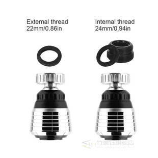 ZhangJi 360 Rotating Water Saving Tap Connector Dual Mode Ki