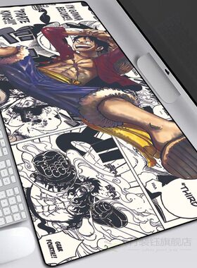 One Piece Gaming Mouse Pad Large Cartoon Anime Rubber Mouse