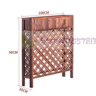 wood restaurant Anticorrosive outdoor stan partition flower