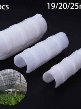 50Pcs 20/25mm Plastic Film Buckle Clip Greenhouse Snap Clamp