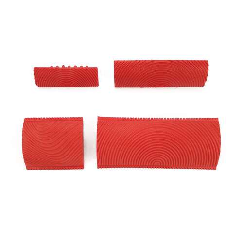 2pcs Rubber imitation wood grain paint brush pattern texture