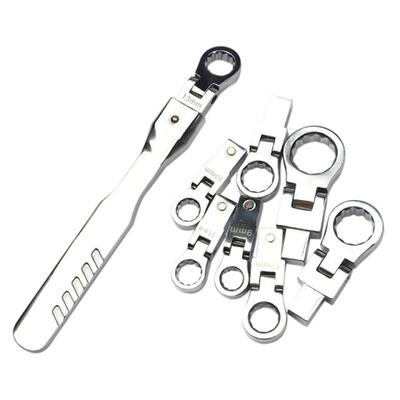 9Pcs Portable Ratchet Wrench Interchangeable Head Ratchet Wr