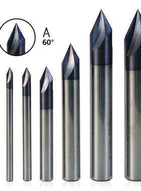 7 Sizes Chamfer Milling Cutter with 3 Flute 3/2/4/6/8/10/12m