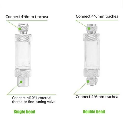 Aquarium Check Valve-Regulator Diffuser Reactor Single/Dual