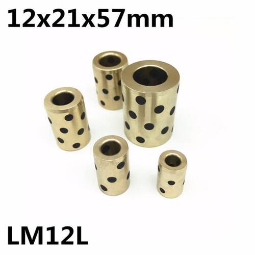 12x21x57 mm linear graphite copper set bearing copper bushin