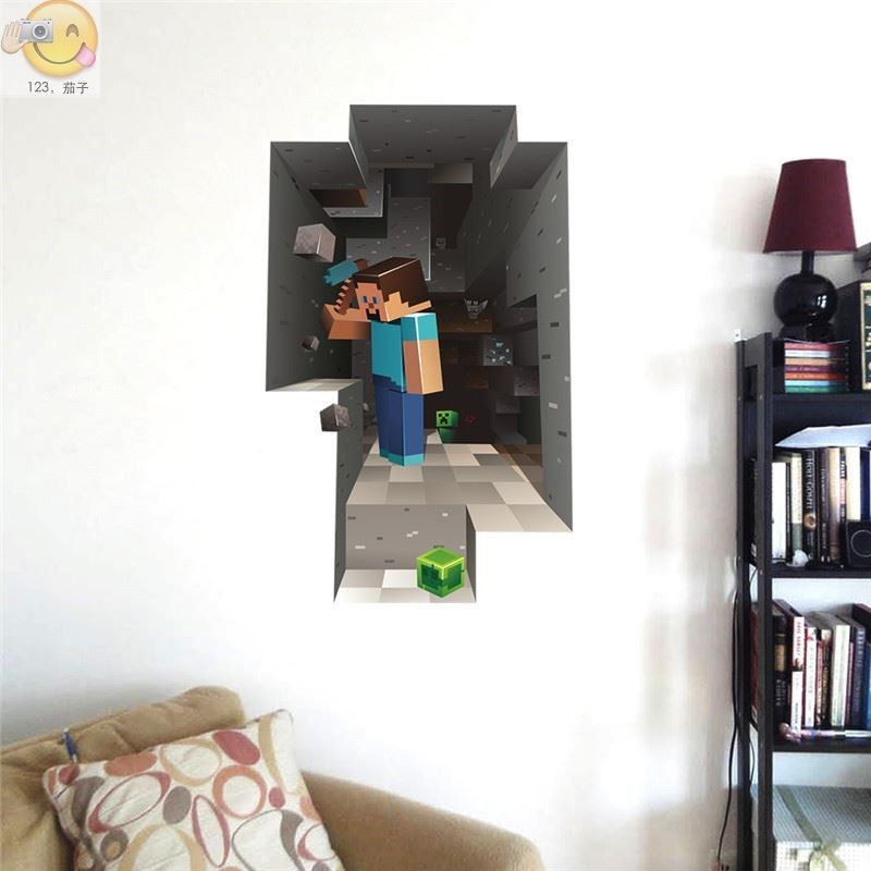 3d vivid game Wall Stickers For Kids Rooms Mural Poster Hom