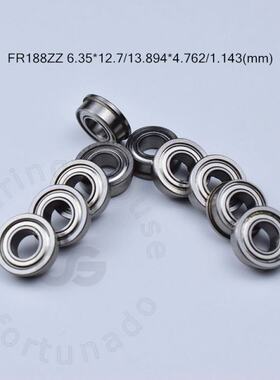 Flange  10pcs FR188ZZ 6.35*12.7*13.894*4.762*1.143(mm) Free