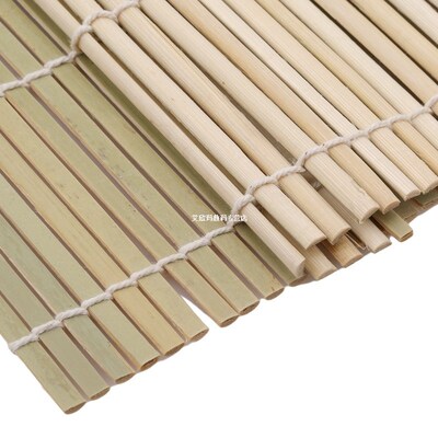 Green Bamboo Roller Blind 24*24 Sushi Curtain Special Seafoo