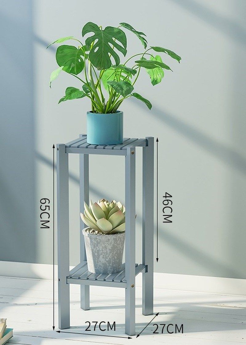 bamboo flower pot racks home garden decoration plant pot dis