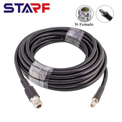 LMR400 Coaxial Cable N Female To RP SMA Male Connector Coaxi