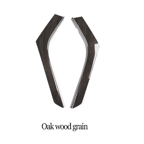 Carbon Fiber Style Oak Wood Grain ABS Center Control Side De