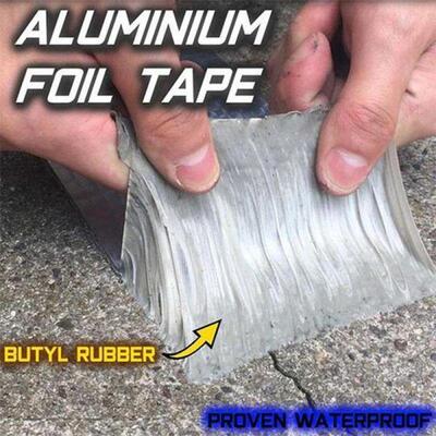 Aluminium Foil Tape Aluminum Foil Butyl Rubber Tape Self Adh