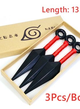 3pcs/set  Anime Naruto Ninja Uzumaki Kunai Shuriken Throwin