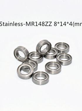 Stainless steel  10PCS SMR148ZZ 8*14*4(mm) free shipping ant