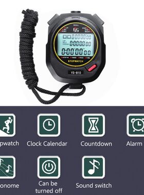 Professional Handheld Timer Digital Stopwatch 10/30/60/100