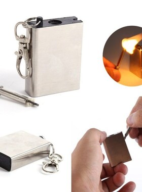 Metal match Fire starter tool flint stone lighter gas Cigar