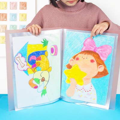 A3 A4 Art ColleCting Album File Folder PAPer Poster Album